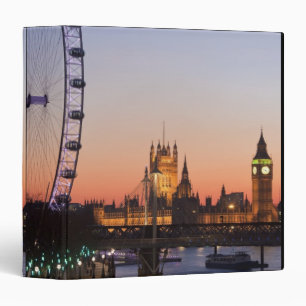 Classeur Chambres du Parlement et de l'oeil de Londres