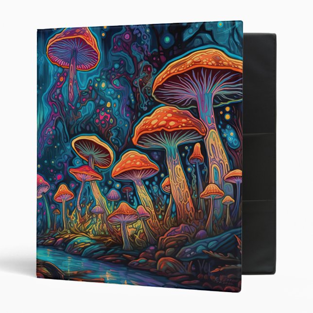 Classeur Champignons mystiques (Devant/intérieur)