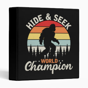 Classeur Champion du Monde de Cache-Cache Sasquatch