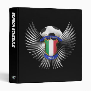 Classeur Champions du football de l'Italie