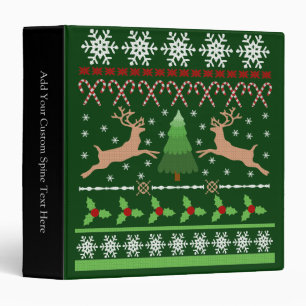 Classeur Chandail de Noël moche