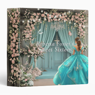 Classeur Chandelier Sweet 16 Gown Papillons Roses roses ros