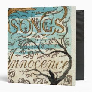 Classeur Chansons de William Blake de l'innocence, page