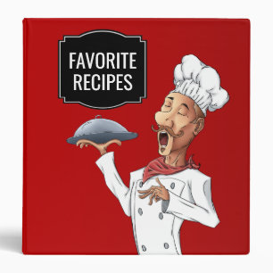 Classeur Chanter des recettes préférées du chef