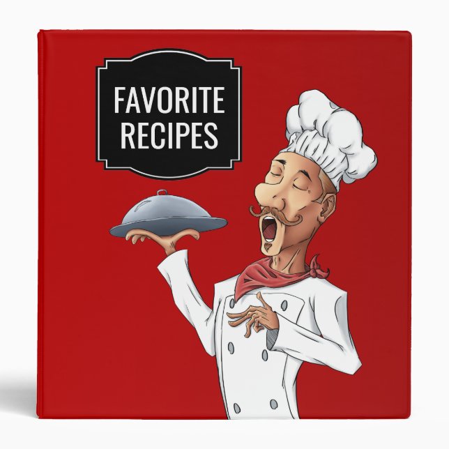 Classeur Chanter des recettes préférées du chef (Devant)