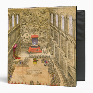 Classeur Chapelle d'assistance à Vatican (gravure de