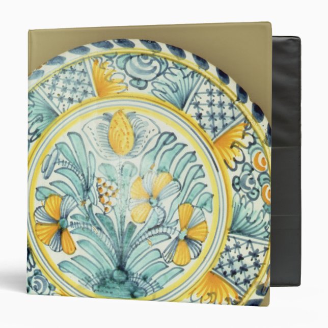 Classeur Chargeur de Bluedash Delftware, poterie de Lambeth (Devant/Intérieur)