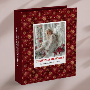 Classeur Charmant Ange Rouge Poinsettia Album Vintage