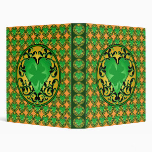 Classeur Charme chanceux du coeur de St Patrick