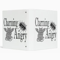 Charming mais en colère petit chat diable drôle ci