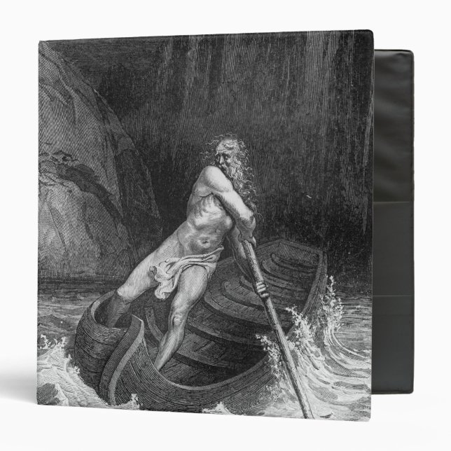 Classeur Charon, le passeur de l'enfer (Devant/Intérieur)