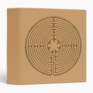 Classeur Chartres Labyrinthe style antique + vos idées