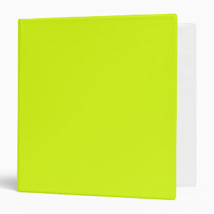 Classeur Chartreuse Couleur jaune uni