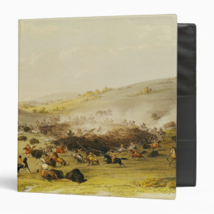 Classeur Chasse de Buffalo, bordure, c.1832