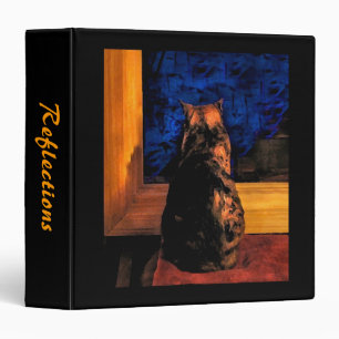 Classeur Chat dans la fenêtre