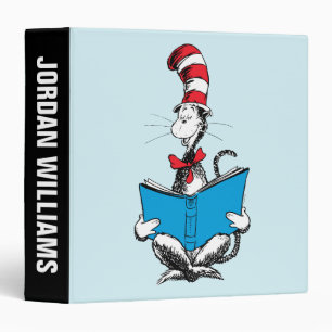 Classeur Chat dans le chapeau en lecture