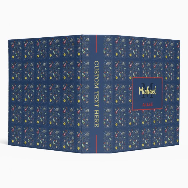 Classeur Chat dans l'espace (Arrière-plan)