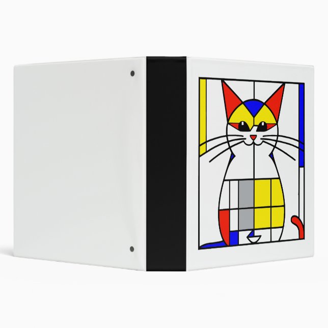 Classeur Chat de Mondrian (Arrière-plan)