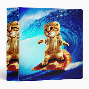 Classeur Chat de Pizza Surfing