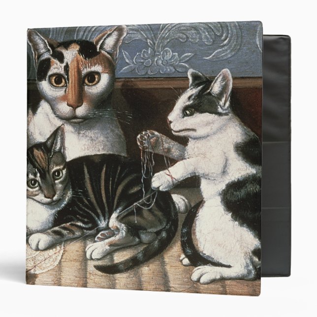 Classeur Chat et chatons, c.1872-1883 (Devant/Intérieur)