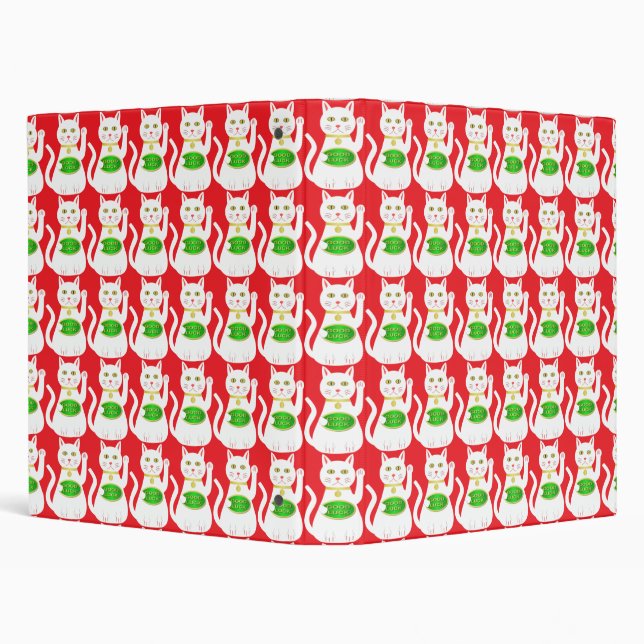 Classeur Chat Oriental Lucky Patterned (Arrière-plan)