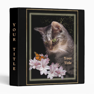 Classeur Chat personnalisable