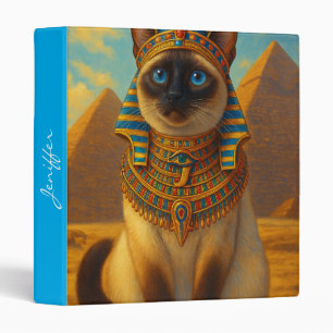 Classeur Chat royal égyptien pharaon dans le désert