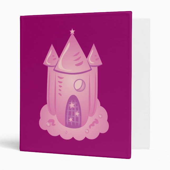 Classeur Château de Pink Fairytale (Devant/intérieur)