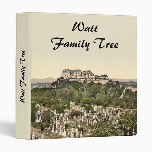 Classeur Château de Stirling, Stirling, Écosse (Devant/Côté)