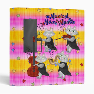 Classeur Chats Mignons Musique Groupe Musical Chat