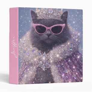 Classeur Chatte Reine Glamour Portrait Fantastique Étincela