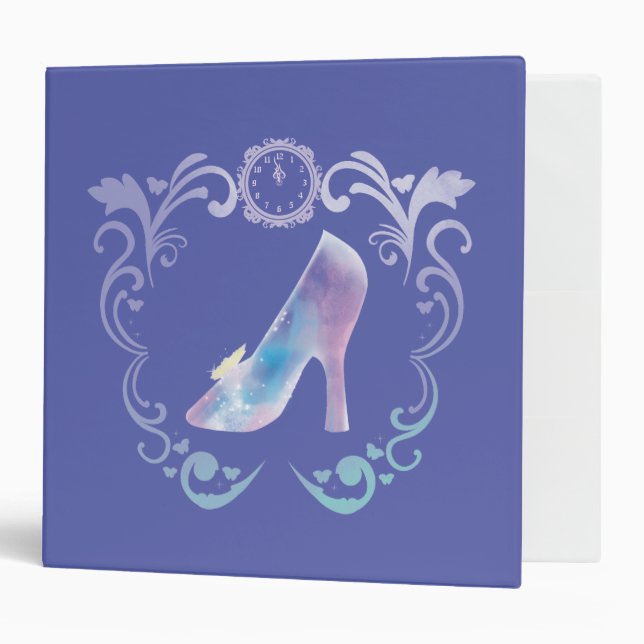 Classeur Chaussure en verre de Cendrillon (Devant/intérieur)