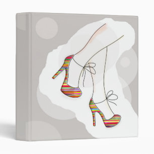 Classeur Chaussures de mode colorées
