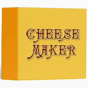 Classeur Cheese Maker Cuisine Vintage Art
