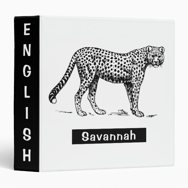 Classeur Cheetah (Devant/Côté)