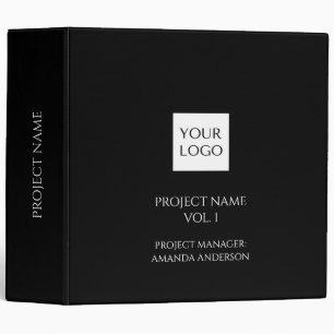 Classeur Chef de projet Logo Noir