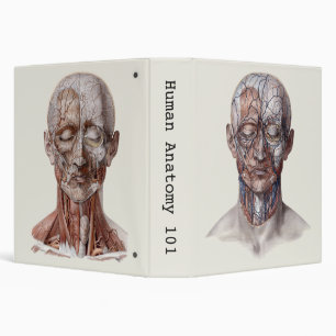 Classeur Chefs vintages de la science de l'anatomie humaine