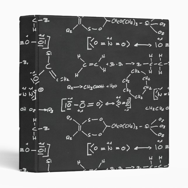 Classeur Chemical formula writing (Devant/Côté)