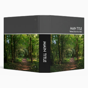 Classeur Chemin dans le livre photo Woods - (1,5in Ring)