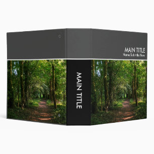Classeur Chemin dans le livre photo Woods - (2.0in Ring)