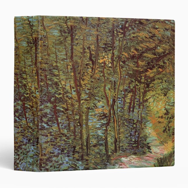 Classeur Chemin dans les Bois par Vincent van Gogh (Devant/Côté)