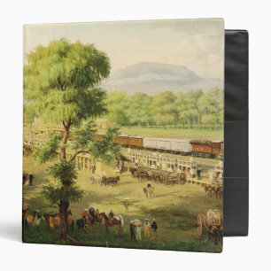 Classeur Chemin de fer dans la vallée du Mexique, 1869