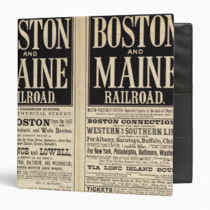 Classeur Chemin de fer de Boston et du Maine