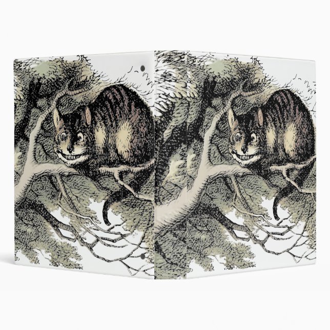Classeur Cheshire Chat Alice Wonderland Classic (Arrière-plan)