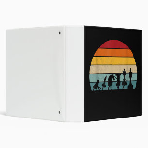 Classeur Chess Evolution Cadeau Vintage Rétro Pour Un Échec