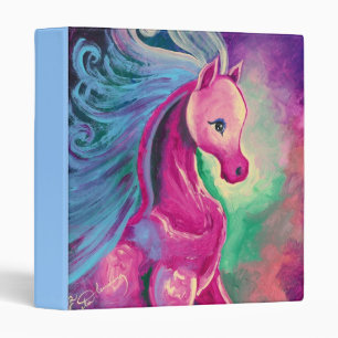 Classeur Cheval de couleurs lumineuses