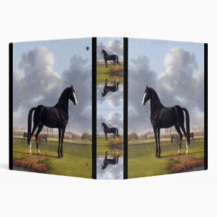 Classeur Cheval de course noir vers 1828