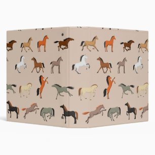 Classeur Cheval Imprimer Motif, Garçons Filles & Enfants, C