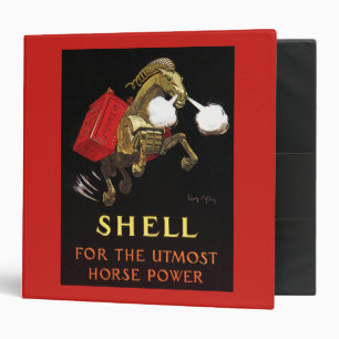 Classeur Cheval mécanique avec Shell Oil