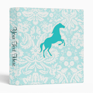Classeur Cheval turquoise